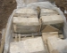 After carefully dismantling the gate, each stone had to be numbered to aid the rebuilding.