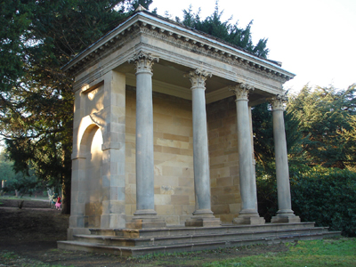 The restored Corinthian Temple