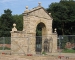 The gate finally rebuilt in its current location.
