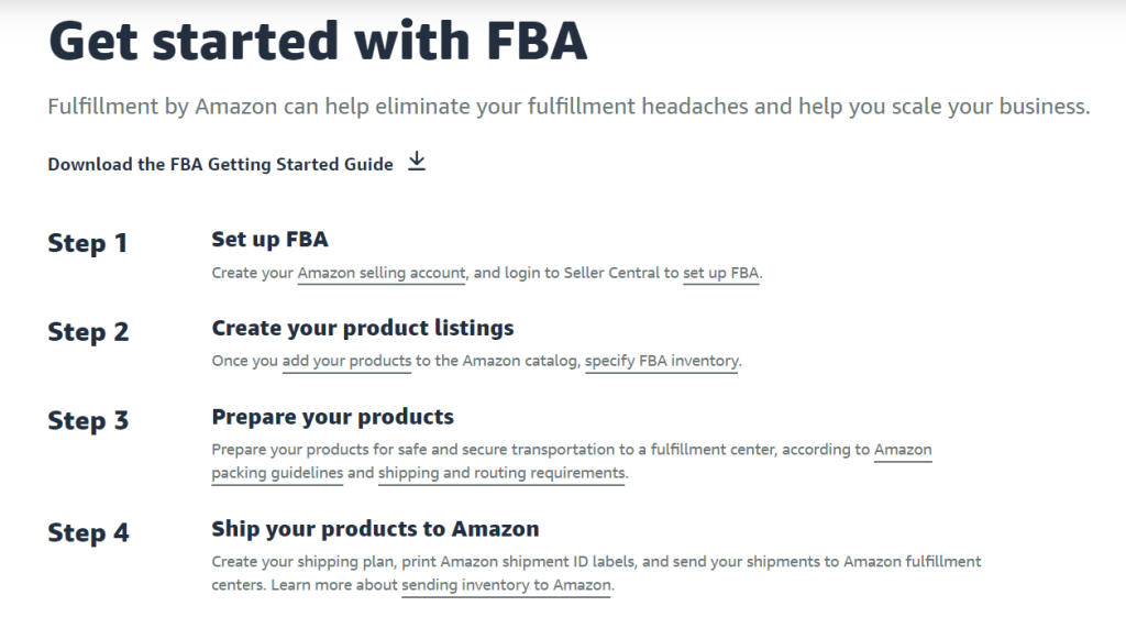 How Amazon FBA Work