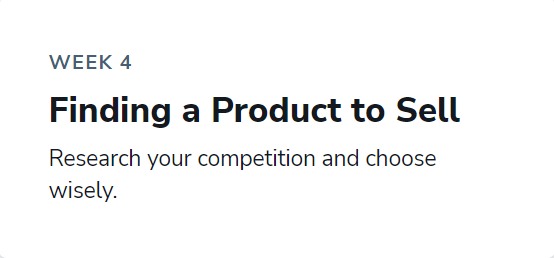 Choosing the Product That Sells