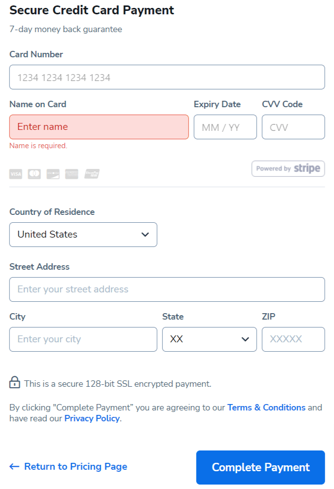 Payment Detail Payment Detail