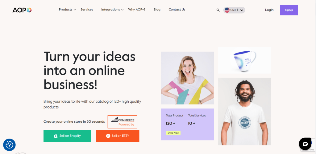 AOP+ Overview AOP+ Overview - Best T-shirt Dropshipping Companies
