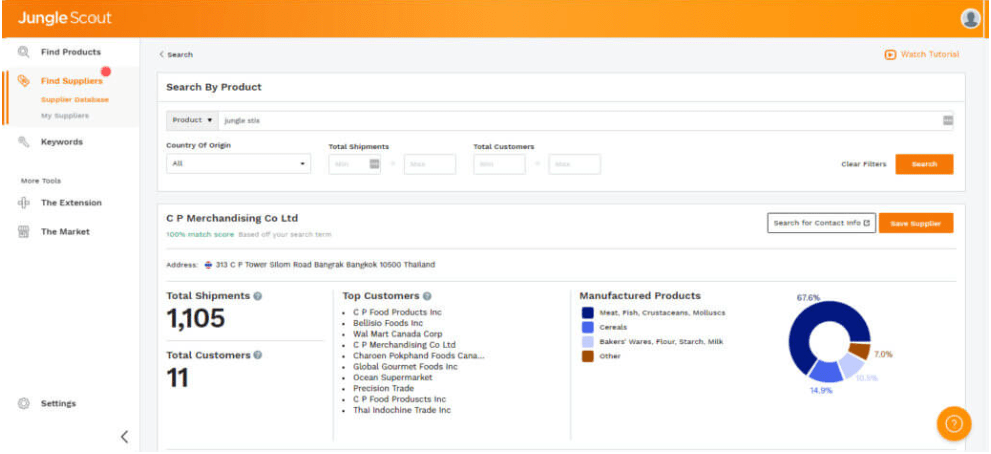 Jungle Scout Supplier Database Jungle Scout Supplier Database