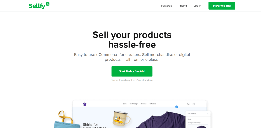 Sellfy Overview Sellfy Overview - Best T-shirt Dropshipping Companies
