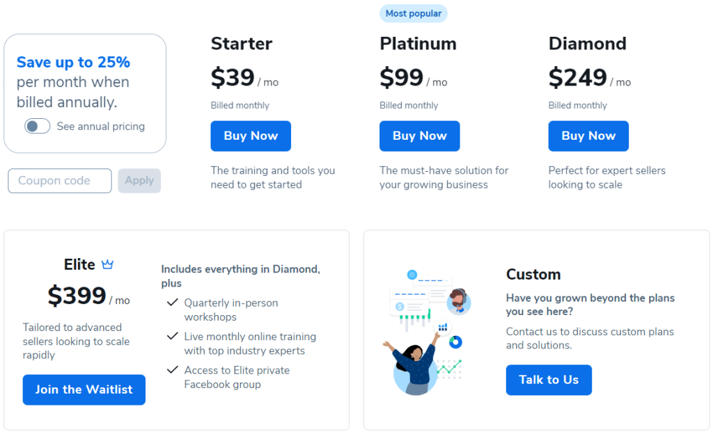 Helium 10 Pricing Plan Helium 10 Pricing Plan