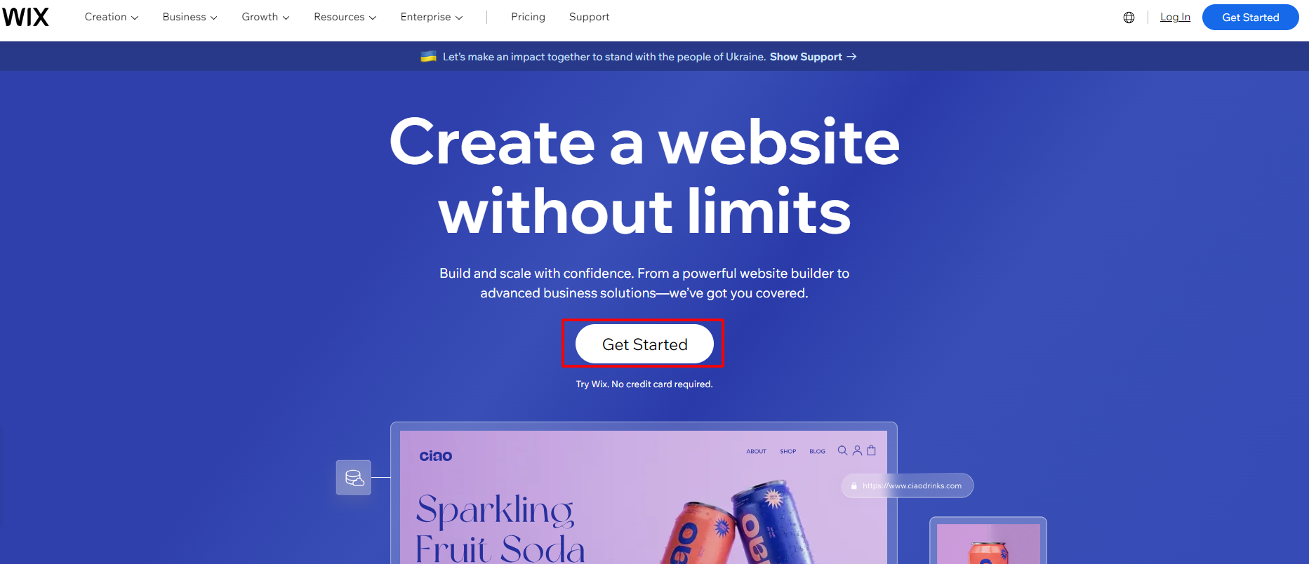 Wix Home Page Wix Home Page