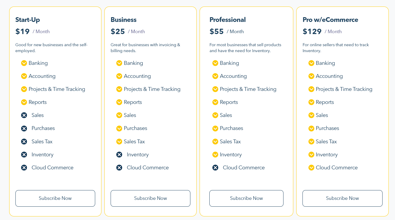 AccountingSuite Pricing