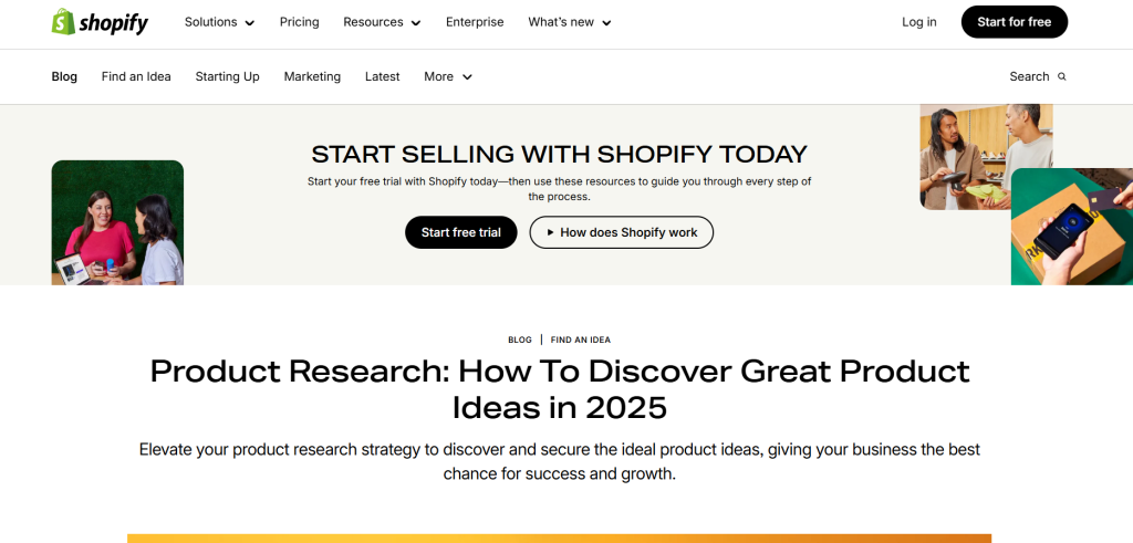Shopify product research Shopify product research