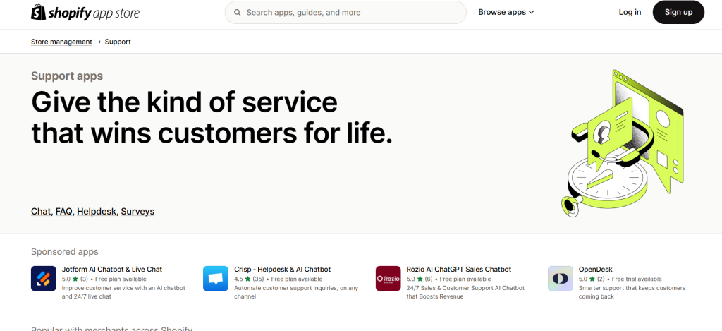 Shopify supported app stores Shopify supported app stores