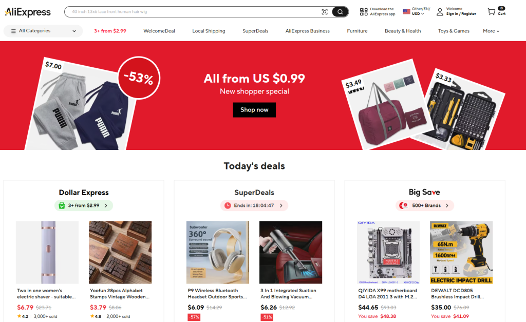 AliExpress Homepage AliExpress Homepage