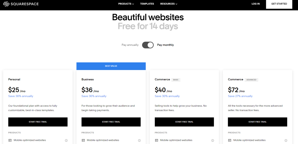 Squarespace-Pricing-Plans