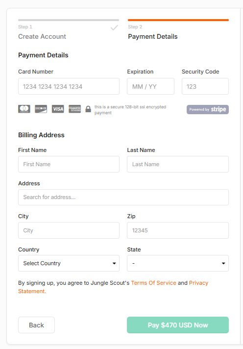 Jungle Scout Checkout Page Jungle Scout Checkout Page