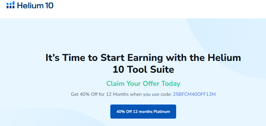 Helium 10 Black Friday 2025 (Live)