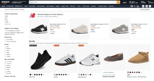 Select Products and Keywords