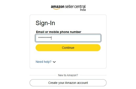 Set Up Seller Central Account
